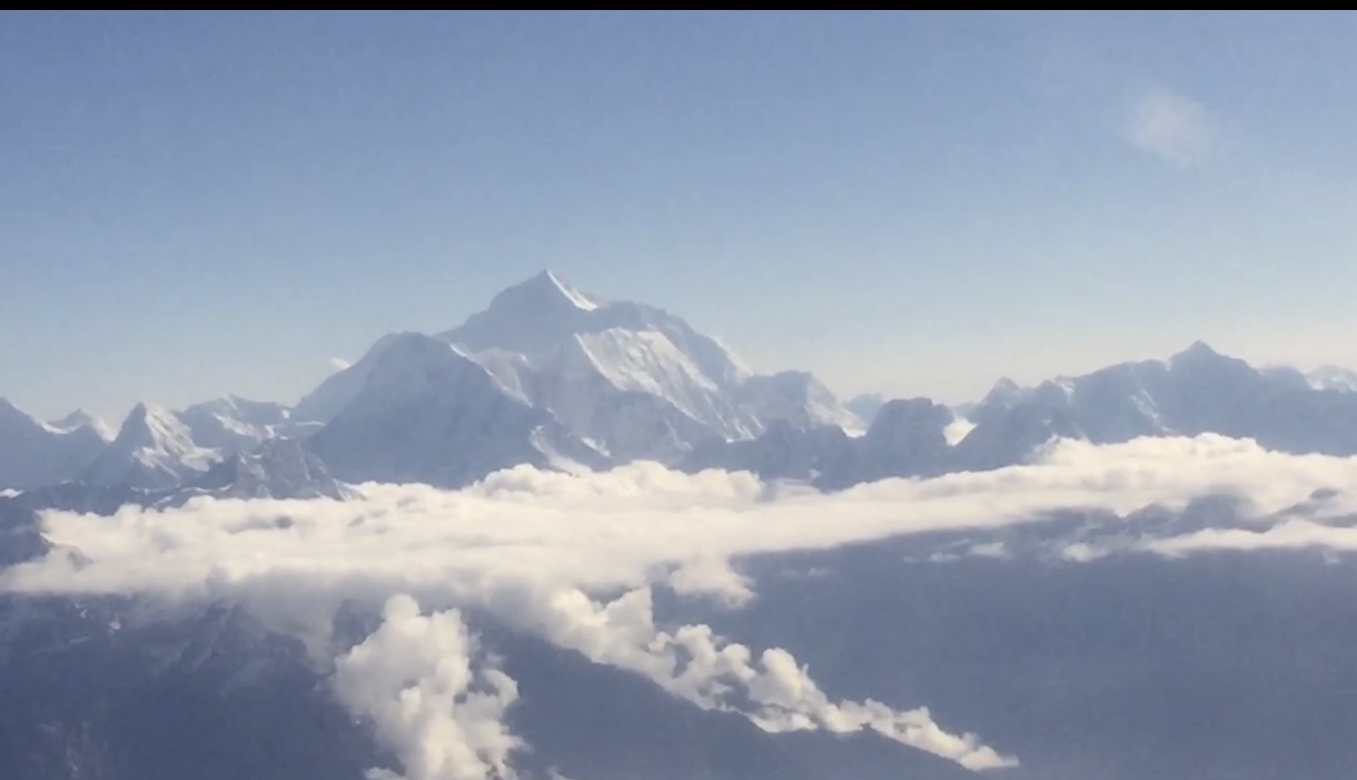 Everest from my plane window.